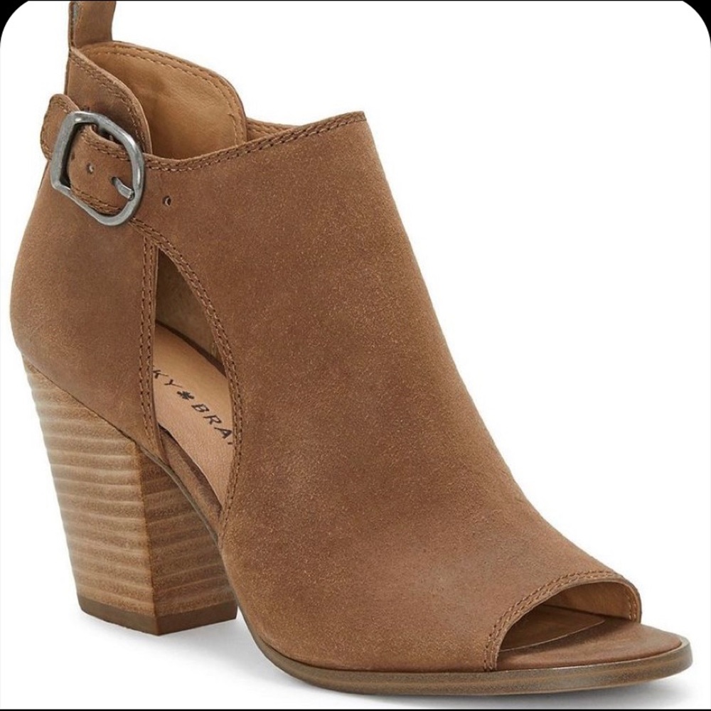 Lucky Brand Oona booties in Sesame Sz 8.5